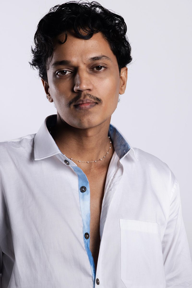 Detailed Long Sleeve Cotton Shirt Summer Sky (Blue)