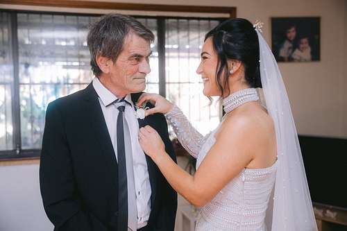 Bride Getting Ready