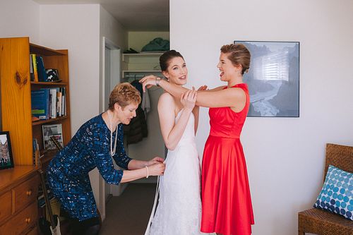 Bride Getting Ready