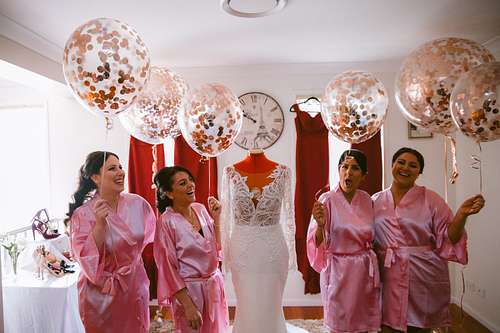 Bride Getting Ready