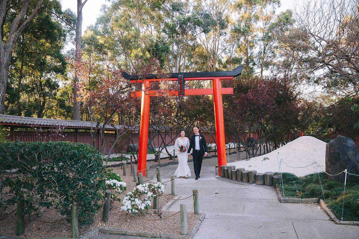 Wedding Photo at Japanese Garden