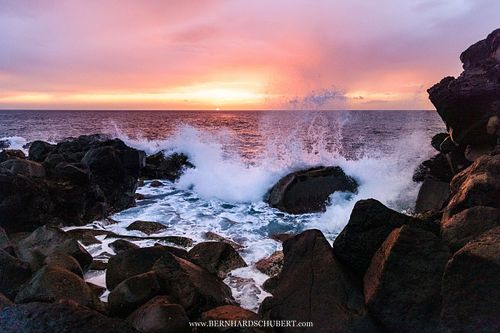 Küsten Sonnenuntergang