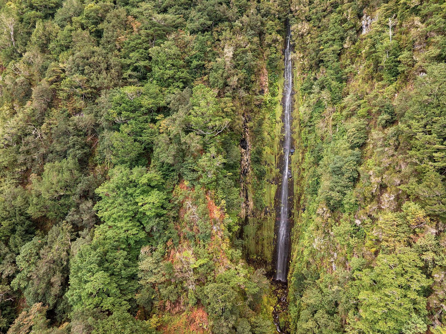 Cliff waterfall