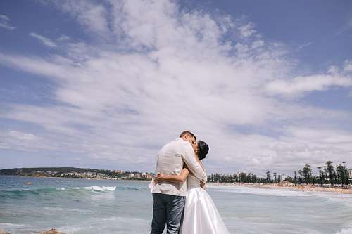 Bridal Portraits at Queenscliff, Manly