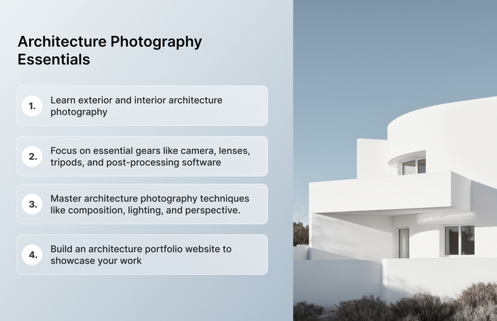 Architecture photography essentials