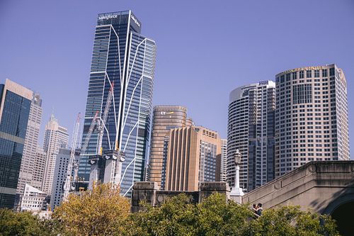 Engagement photo at Harbour Bridge