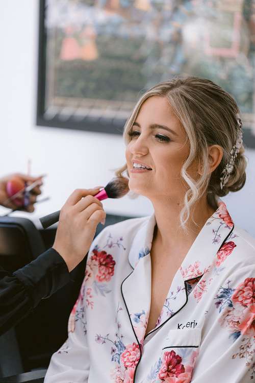 Bride Getting Ready