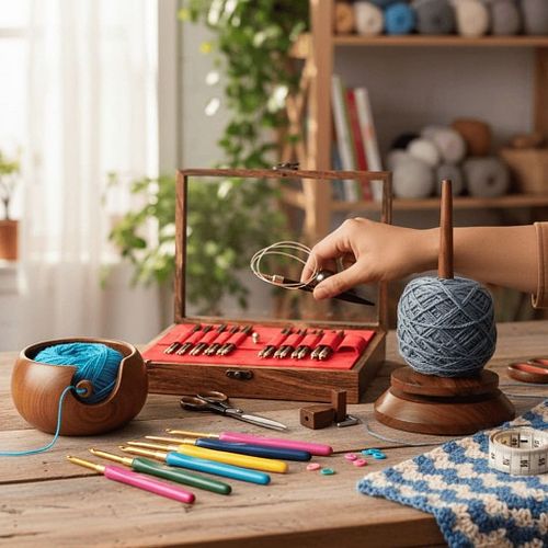 Wooden Crochet & Knitting Tools