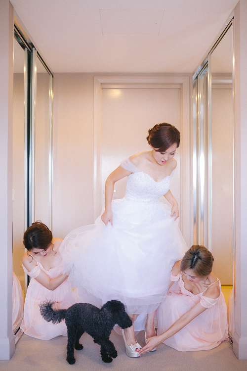 Bride Getting Ready
