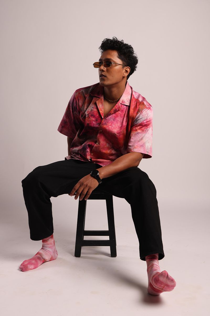 Relaxed Fit Cuban Collar Shirt