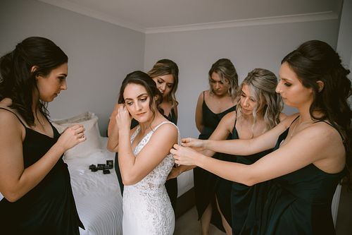 Bride Getting Ready