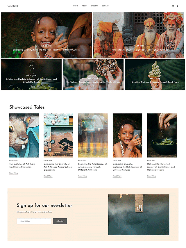 Flick - Pixpa Portfolio Website Templates