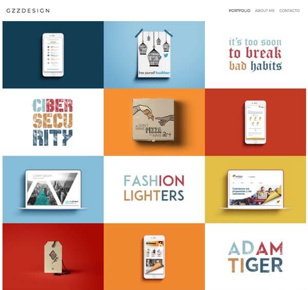 David Gonzlez Portfolio Website Examples