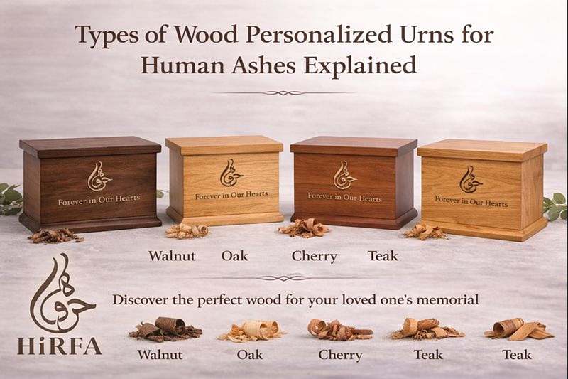 Types of Wood Personalized Urns for Human Ashes Explained