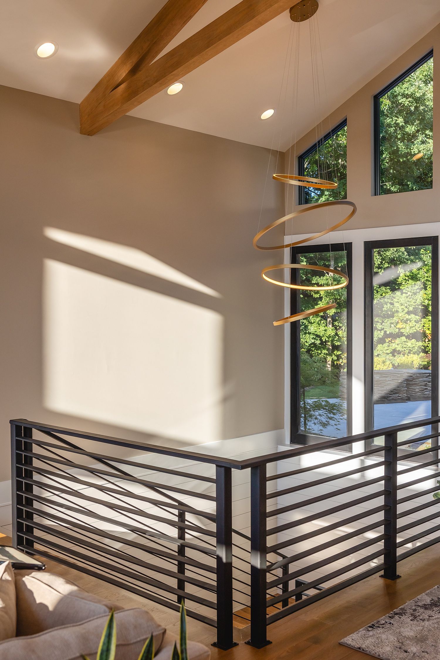 Sunlight over stair