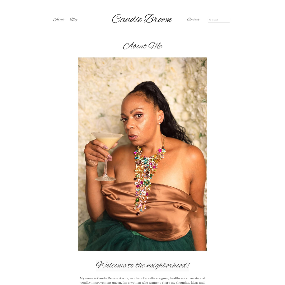 Sitio web personal de Candie Brown