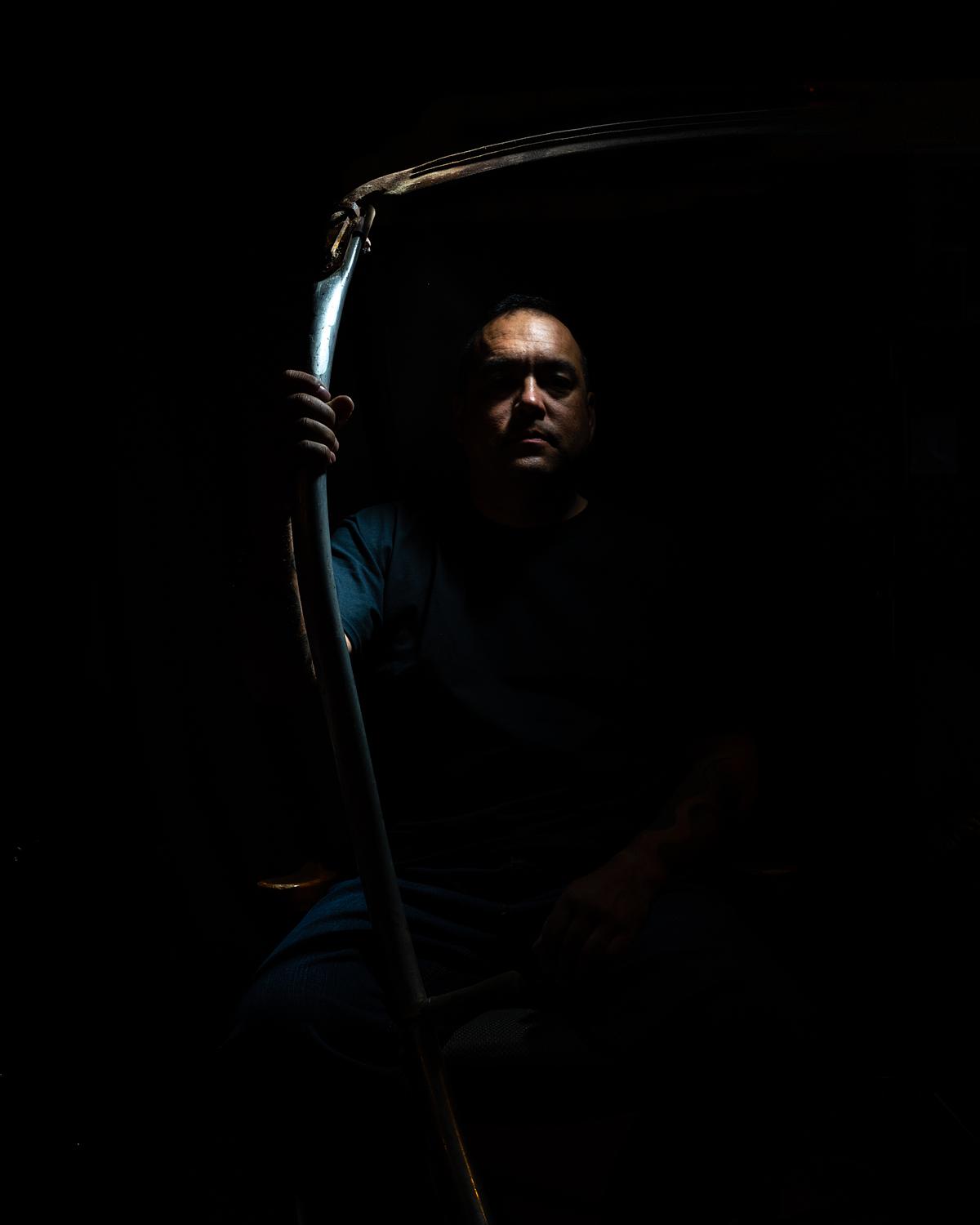 A moody portrait of the Reaper.