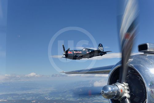 Warbird Corsair der Flying Bulls