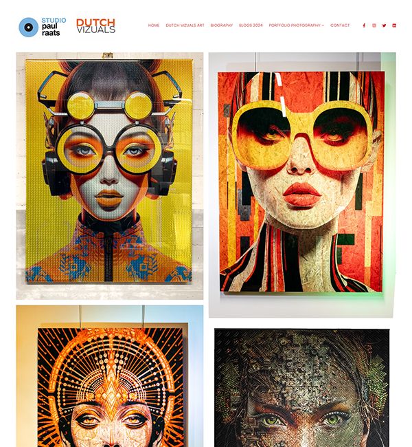 Paul Raats Portfolio Website Examples