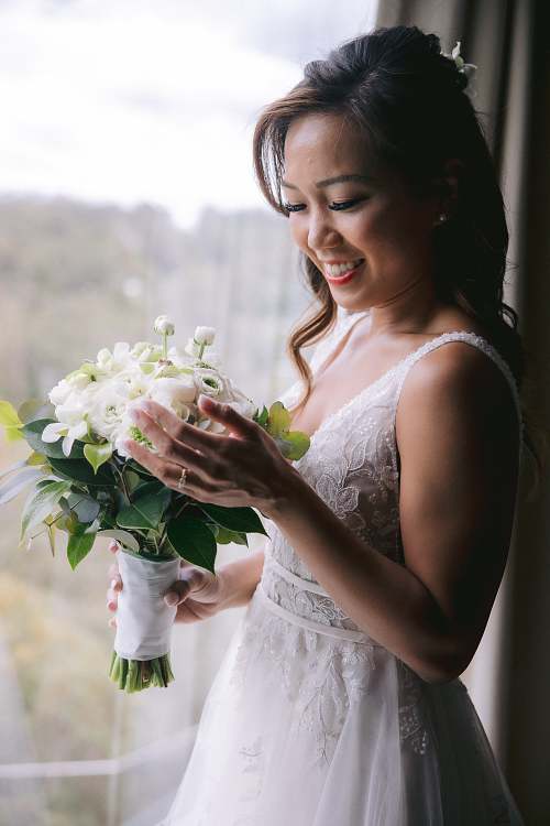 Bride Getting Ready