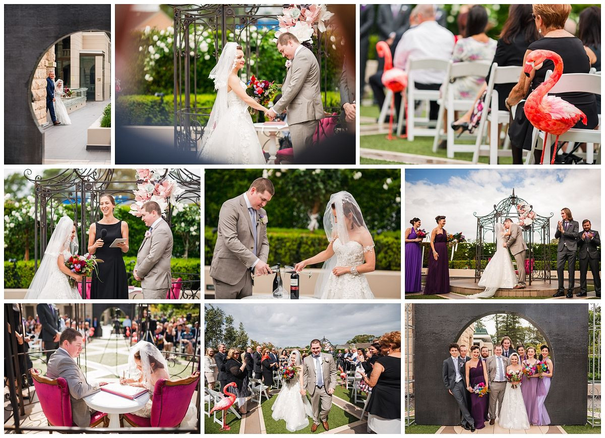Alice in the Wonderland themed wedding ceremony at the Eternal Garden, Curzon Hall.