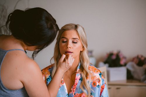 Bride Getting Ready