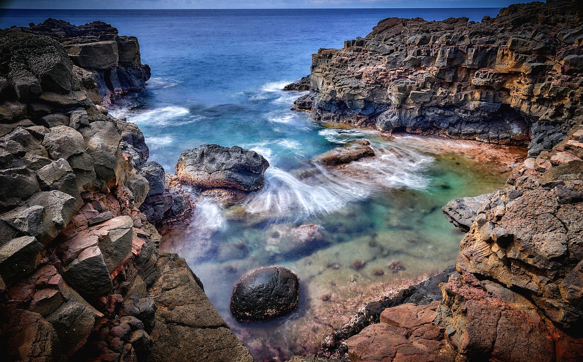 Hidden SouthPoint  Cove - Big Island, Hawaii