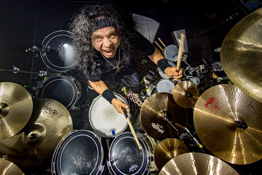 Gonzo Sandoval of Armored Saint Drummer Aerial View - Photography by Igor RockXposure