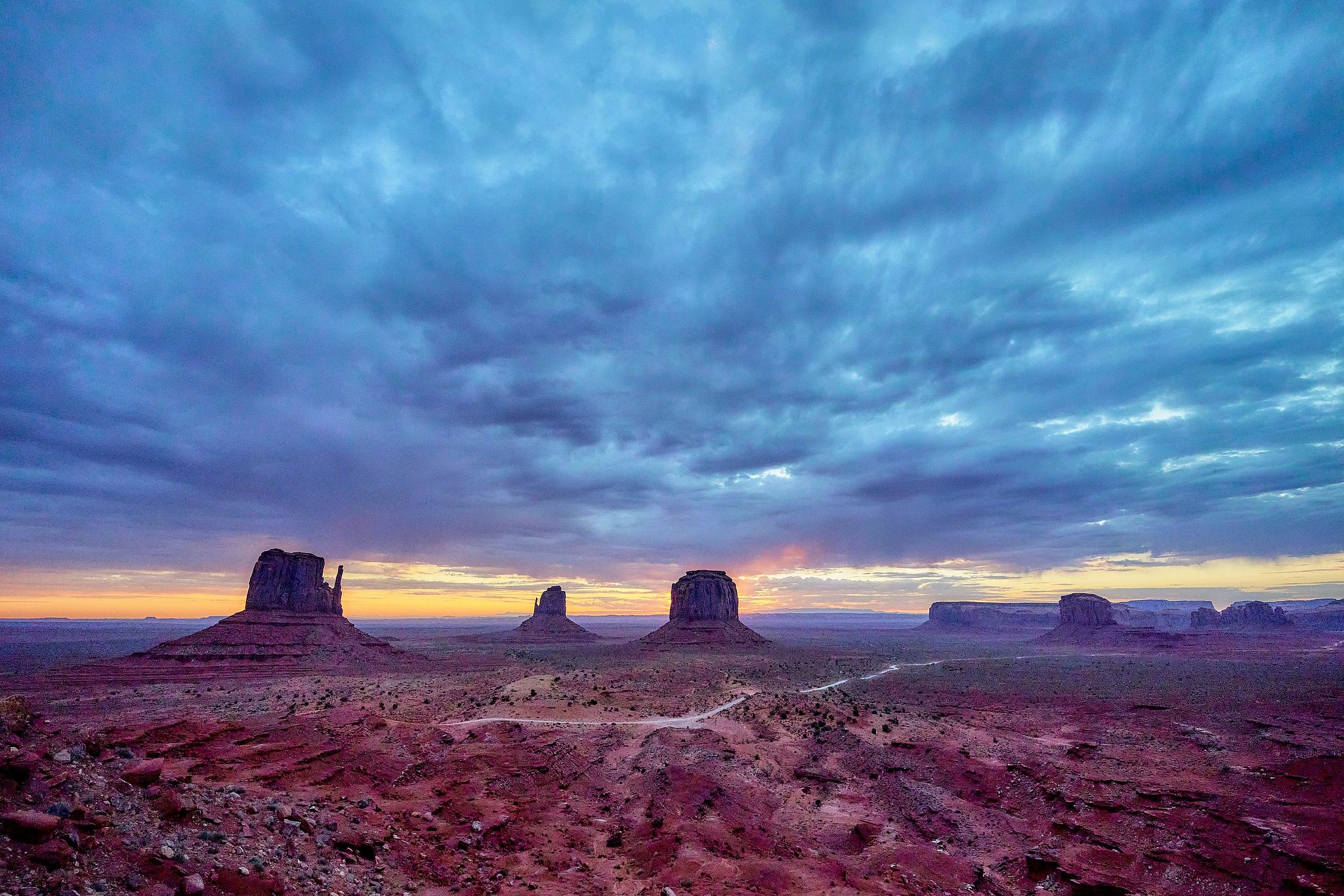 Monument Valley Approaching Storm - Kayenta, Arizona