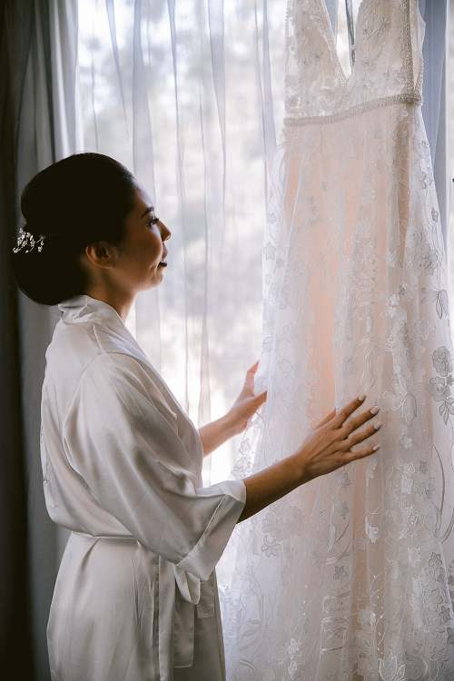 Bride Getting Ready