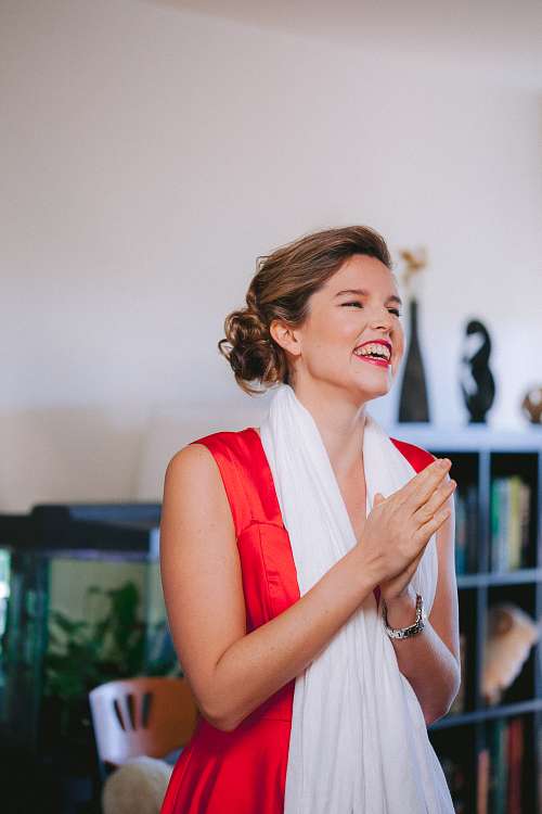 Bride Getting Ready