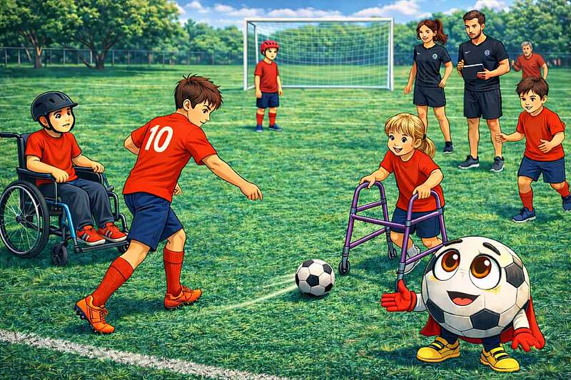 Umgang mit Leistungsunterschieden im inklusiven Fußball