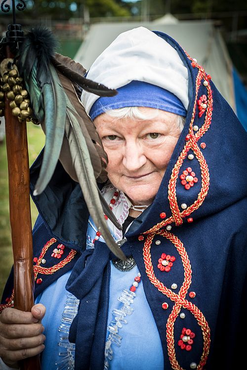 Viking Village. Winter Solstice.