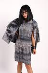 Ribbed Dress - Charcoal Night