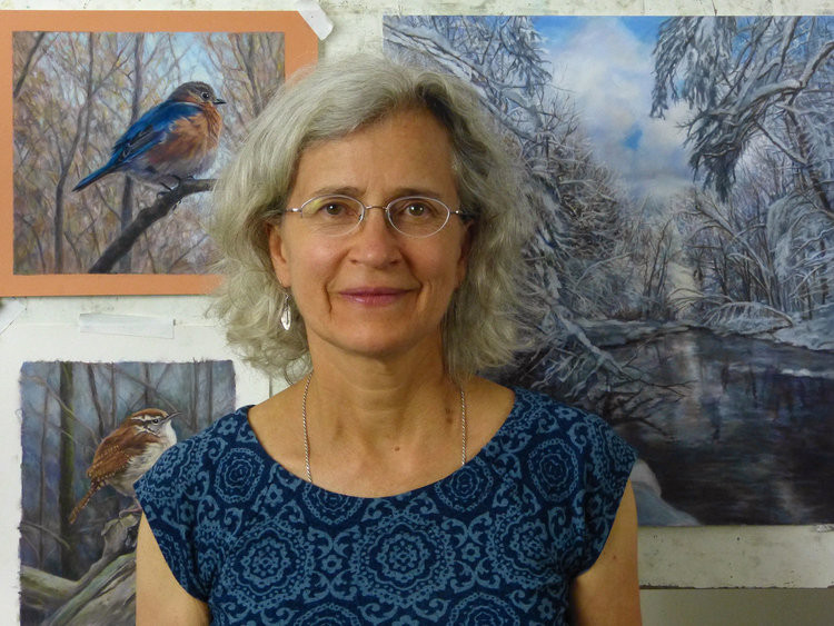 Pastel artist Lesley Heathcote