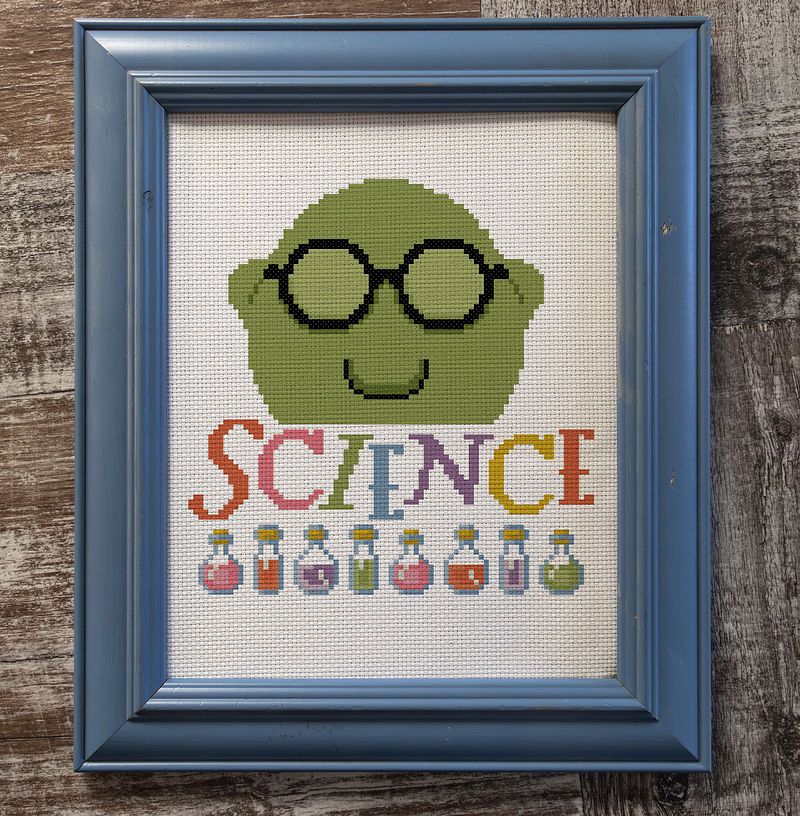 Dr. Bunsen Honeydew Muppet Cross Stitch Pattern