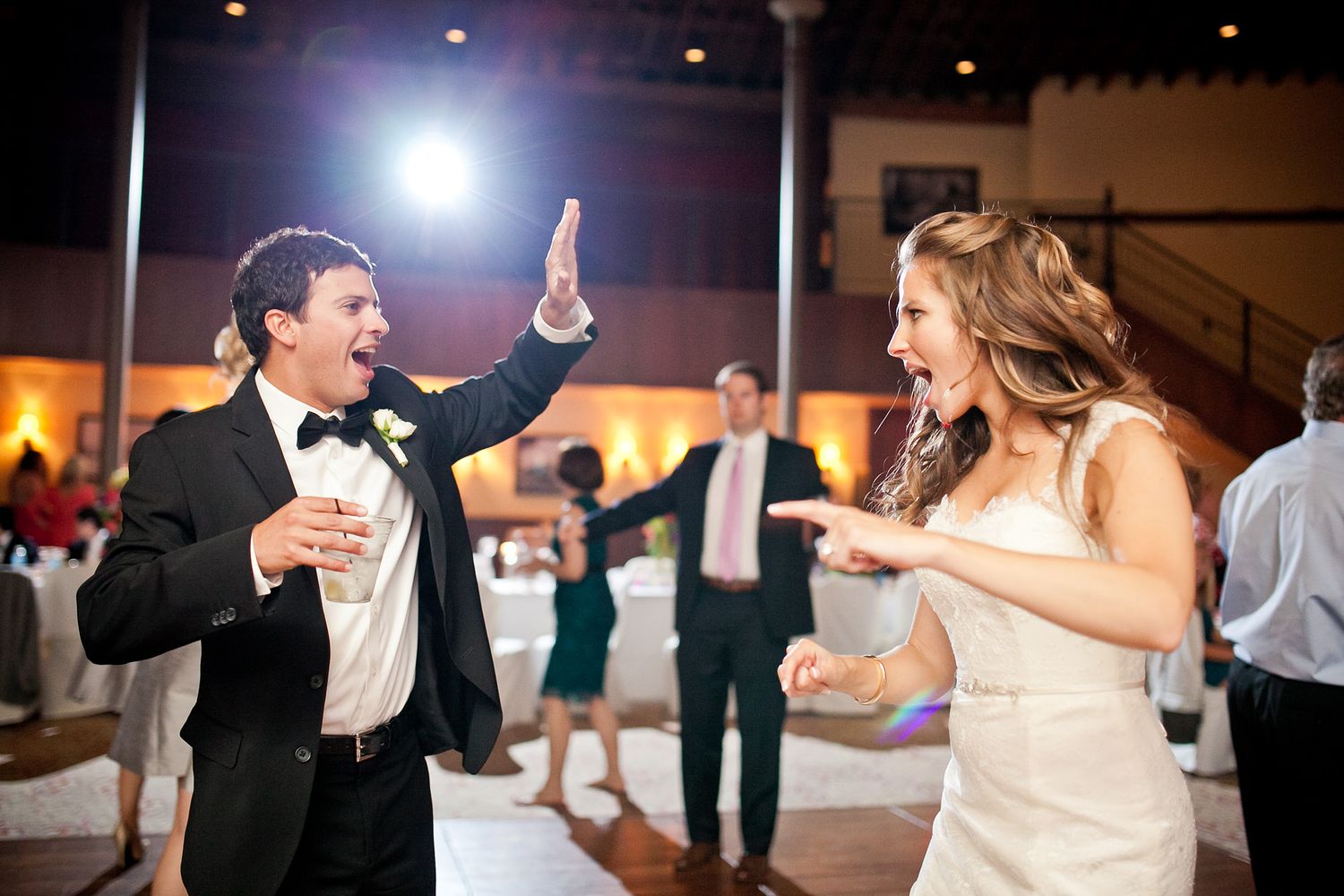 Bride and groom first dance New Braunfels TX wedding photography