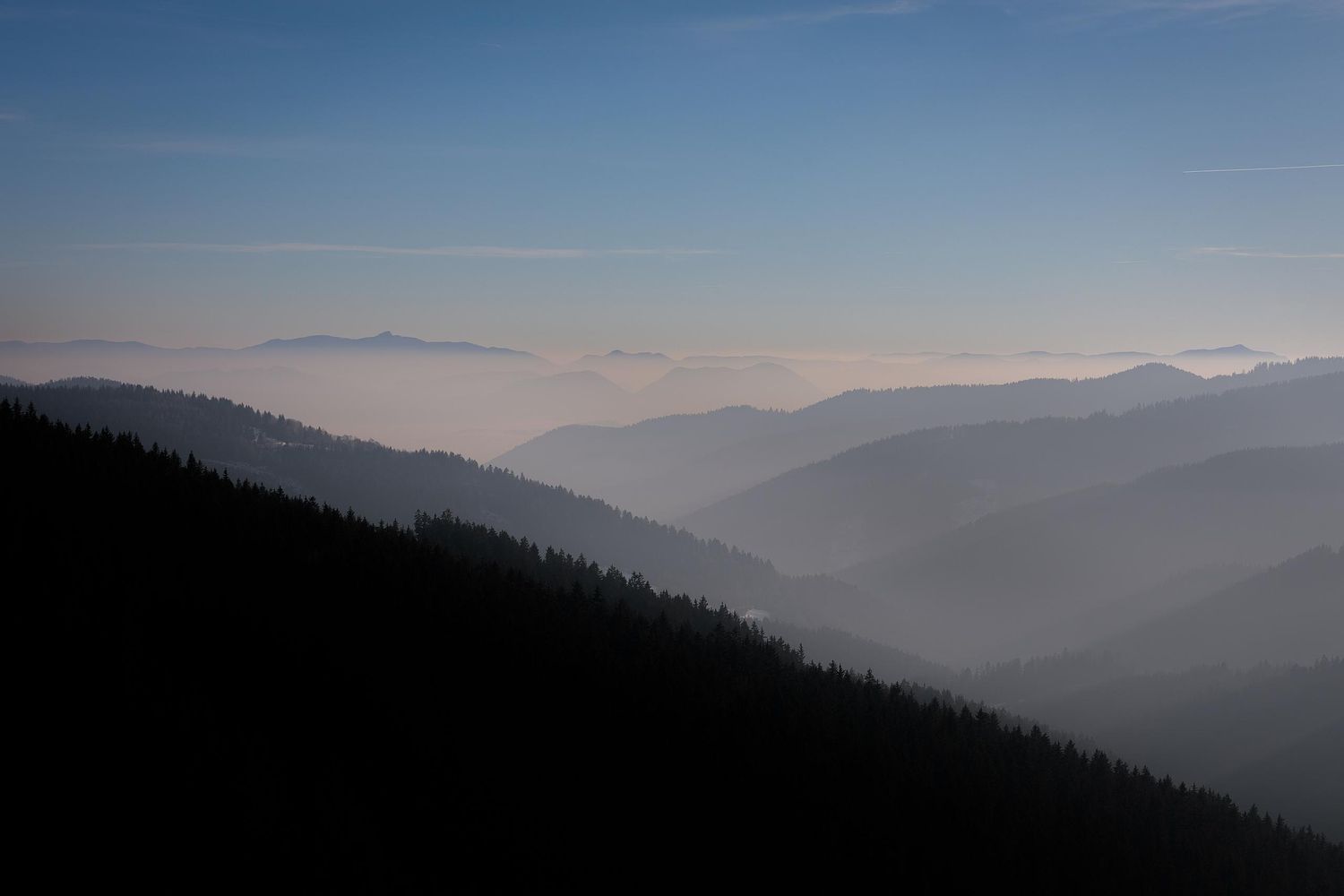 Les montagnes se succedent