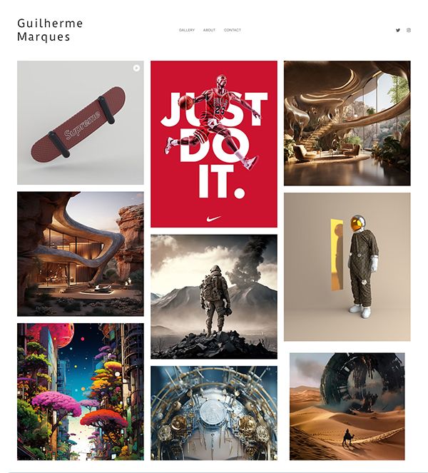 Guilherme Marques Portfolio Website Examples