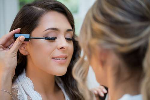 Bride Getting Ready
