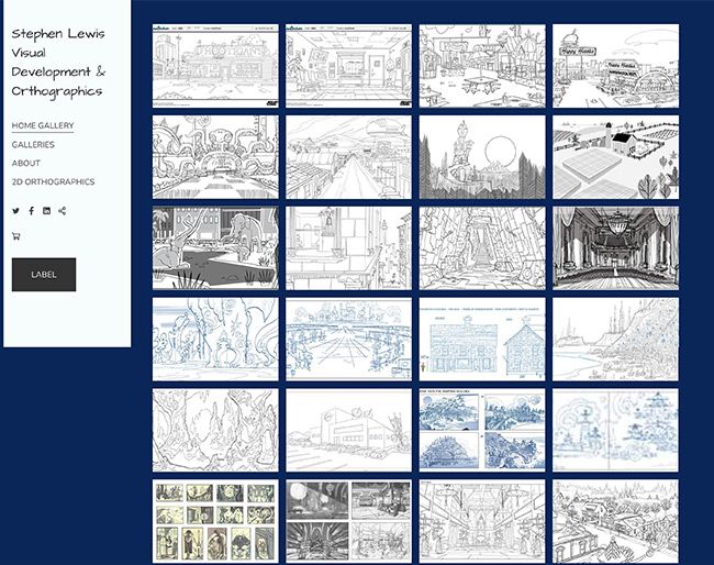 Stephen Lewis Animations-Website