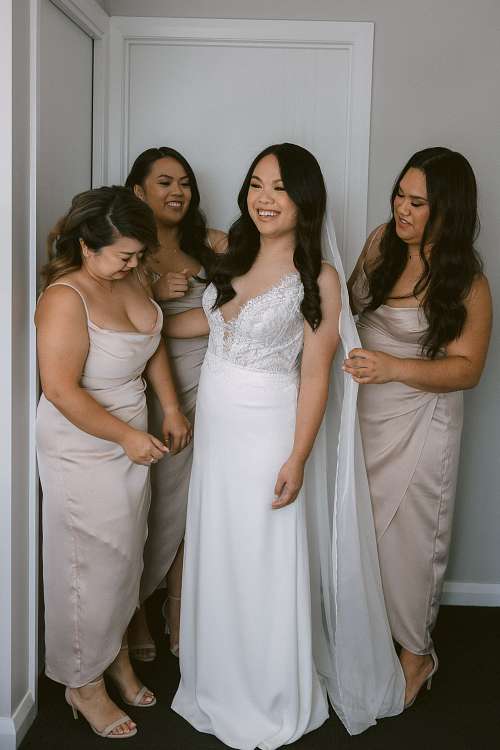 Bride Getting Ready