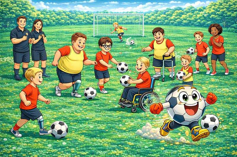 So funktioniert Training im inklusiven Fußball