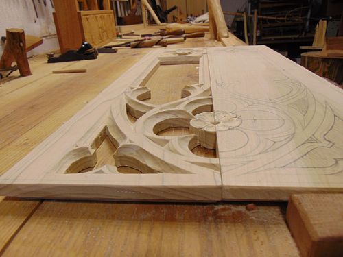 catholic wood carving process