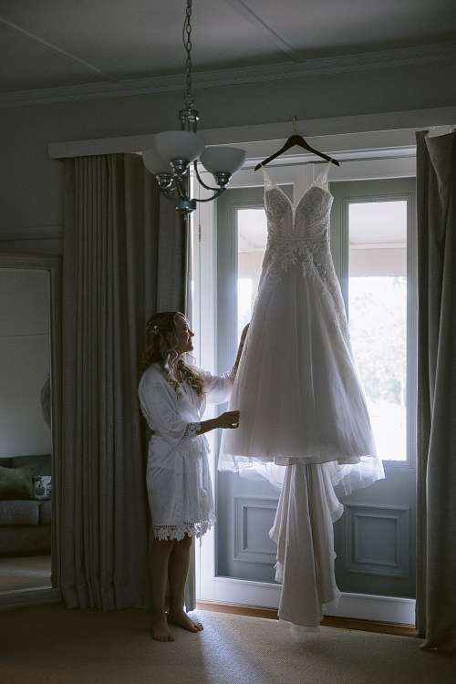 Bride Getting Ready
