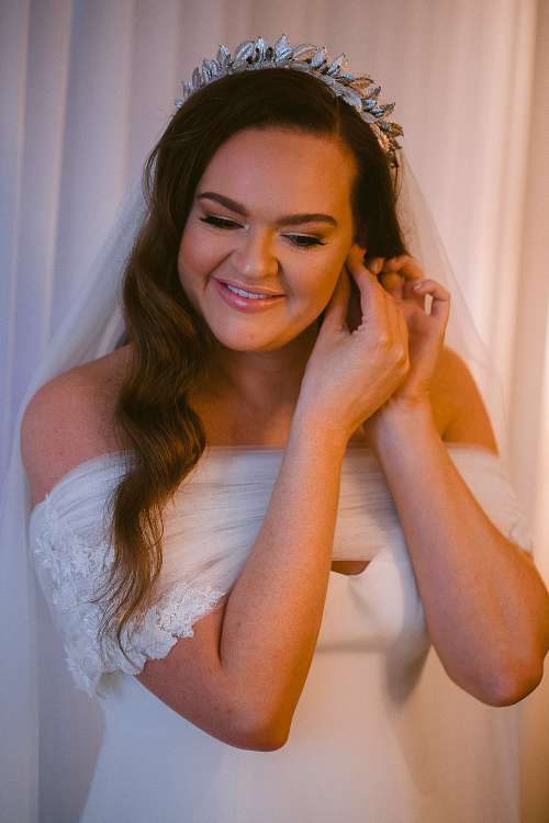 Bride Getting Ready