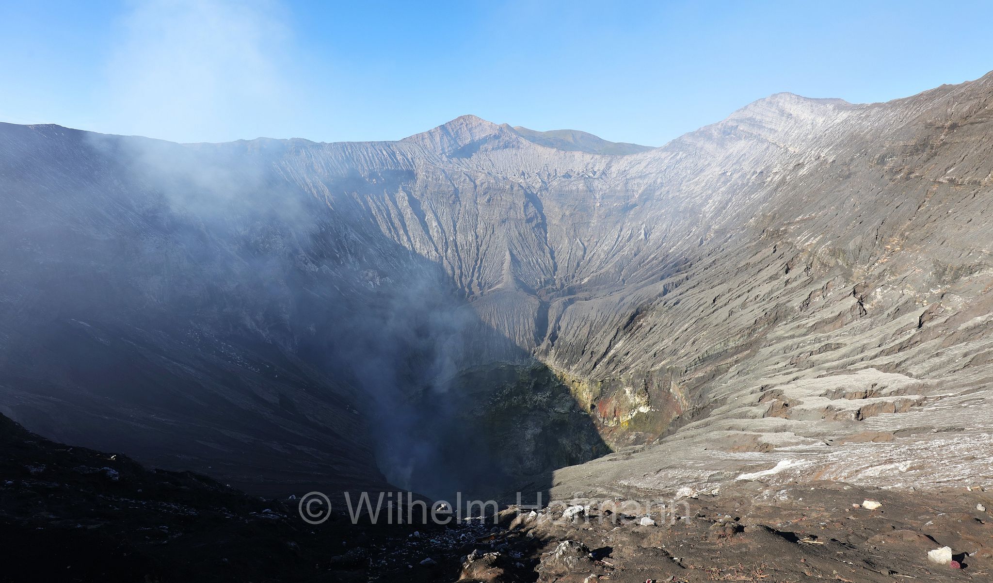 Crater of Mount Bromo, Krater des Bromo, cratere di Bromo, Java, Indonesia, Indonesien, Bromo Tengger Semeru National Park, Nationalpark Bromo-Tengger-Semeru, parco nazionale di Bromo Tengger Semeru