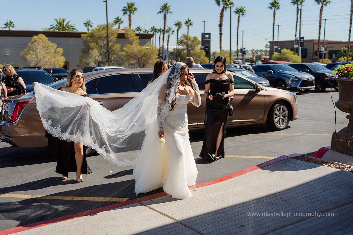 Exchanging vows at Saint Joseph, Husband of Mary Roman Catholic Church in Las Vegas Wedding Photography
