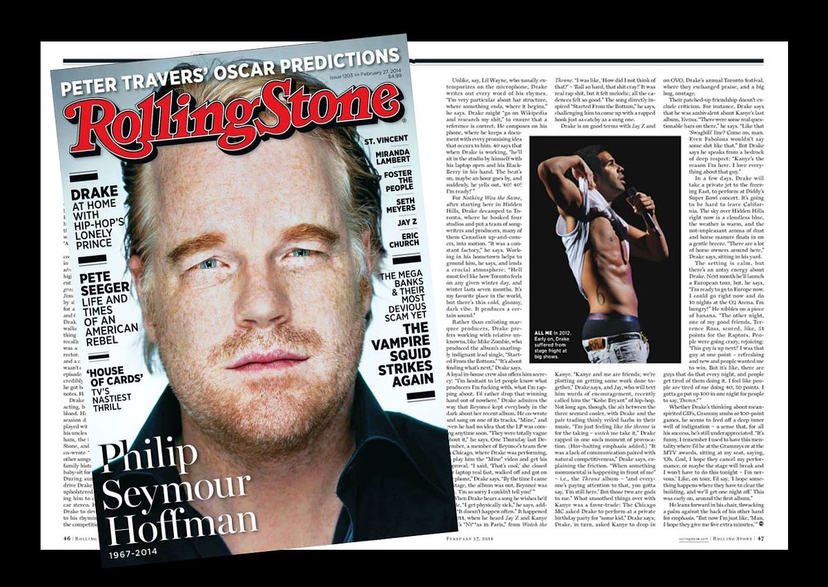 DRAKE - Rolling Stone Magazine - Photo by Igor RockXposure