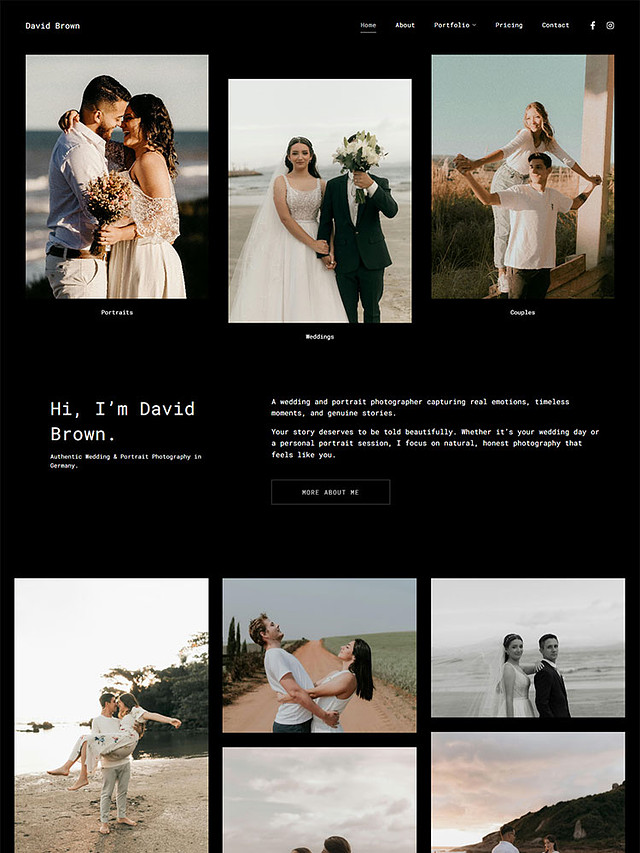 Linea - Pixpa Portfolio Website Templates